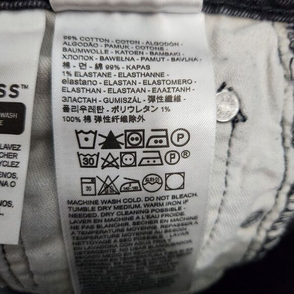 Levi's 541 Men 29X30 (30X28) Black Athletic Taper Fit Jeans - Picture 8 of 13